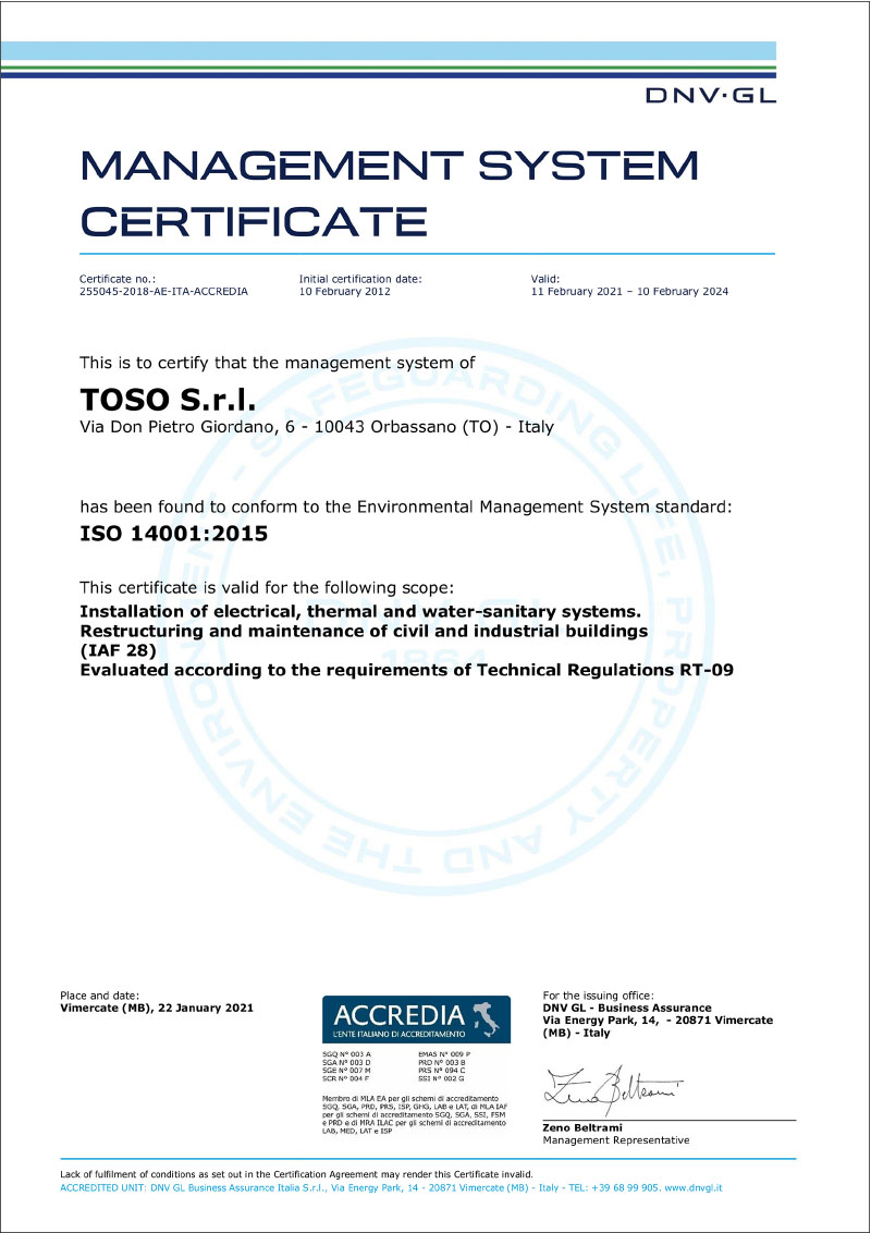 Toso-costruzioni-edili-certificazione-lso-14001:2015